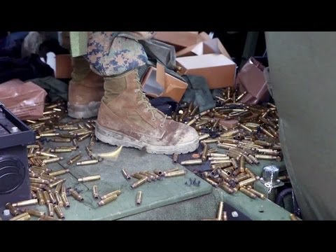 Marines M240G Machine Gun & M249 Squad Automatic Weapon Systems