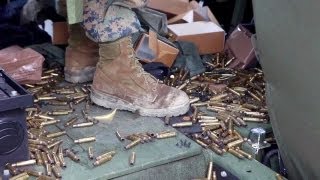 Marines M240G Machine Gun & M249 Squad Automatic Weapon Systems