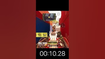 Fastest nuke in warm up ranked Match #codm #codmobile #callofdutymobile #shorts