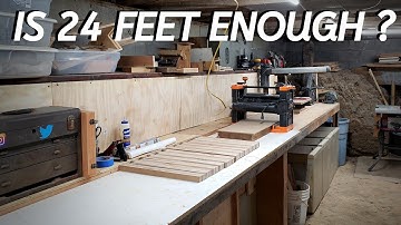 BASEMENT WOODSHOP BENCH BUILD  | PART 3