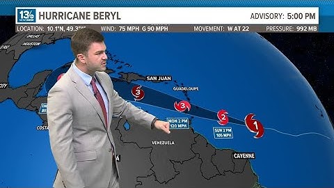 In the Tropics: Beryl becomes first hurricane of 2024 season
