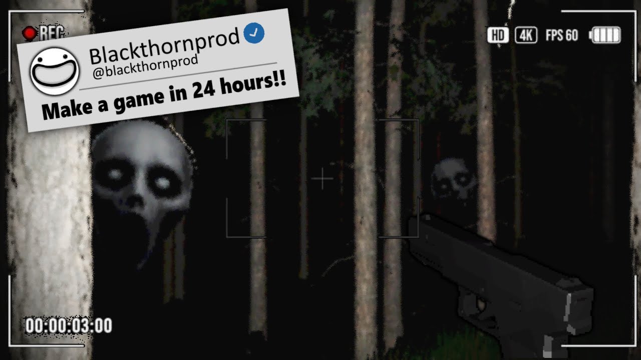 I made a horror game in 24 hours - YouTube