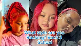 Indybugg1’s best hairstyles inspo :  for first day ready and stay cute all year