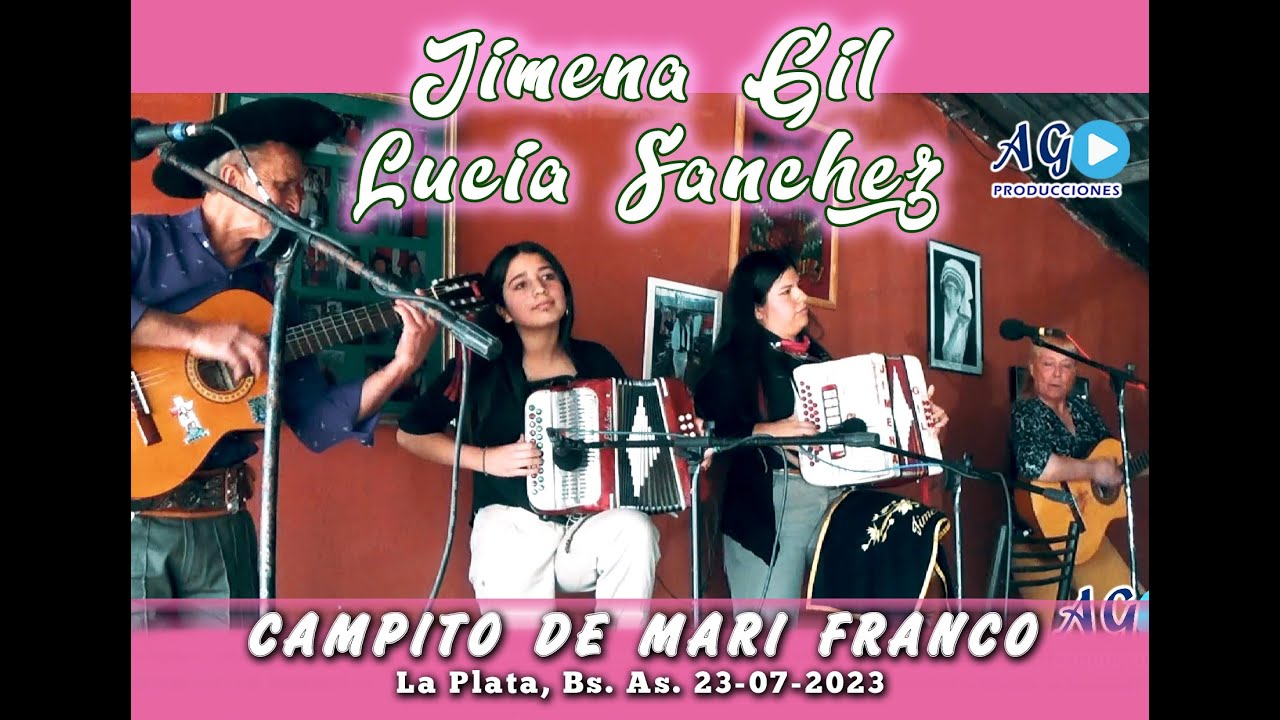JIMENA GIL Y LUCIA SANCHEZ EN VIVO 👍😉 | CAMPITO DE MARI FRANCO Festival Lucia Sanchez  23/07/2023 💣💥