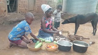 The Most Organic Humble Traditional Village Family Living Together in Remote Rural Life || Africa