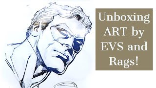 Unboxing Art by Ethan Van Sciver and Rags Morales (See the Description)