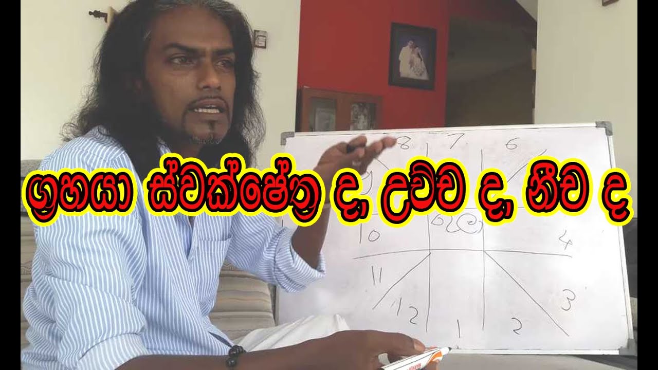 ASTROLOGY ග්‍රහයන්ගේ ස්වක්ෂේත්‍ර,උච්ච ,නීච ස්වරූපය