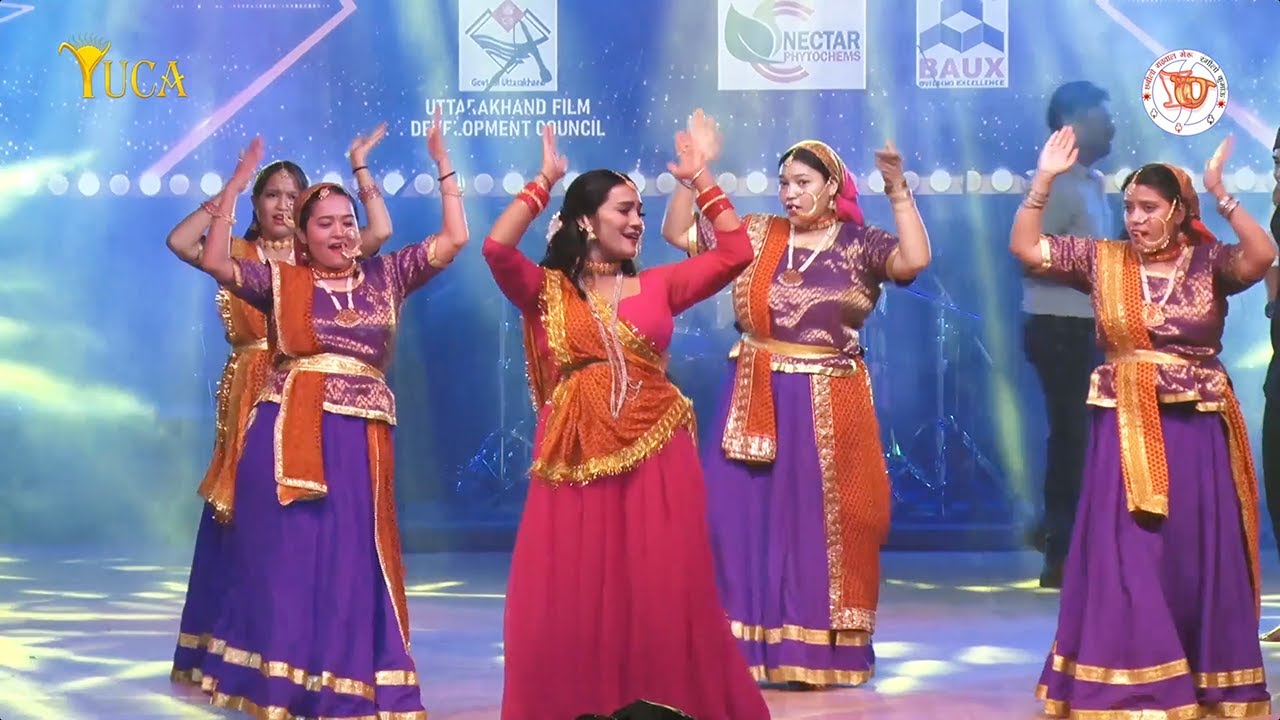 Sanjoli Singh’s Elegant Uttarakhandi Dance | With Ashish Bora Dance Group @ YUCA 2024