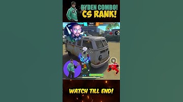 New Secret Ryden Character Skill Combo For CS RANK in Freefire🔥l #shorts #freefire #trending #viral