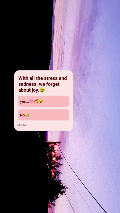 With all the stress and sadness, we forget about joy.🥹🥰