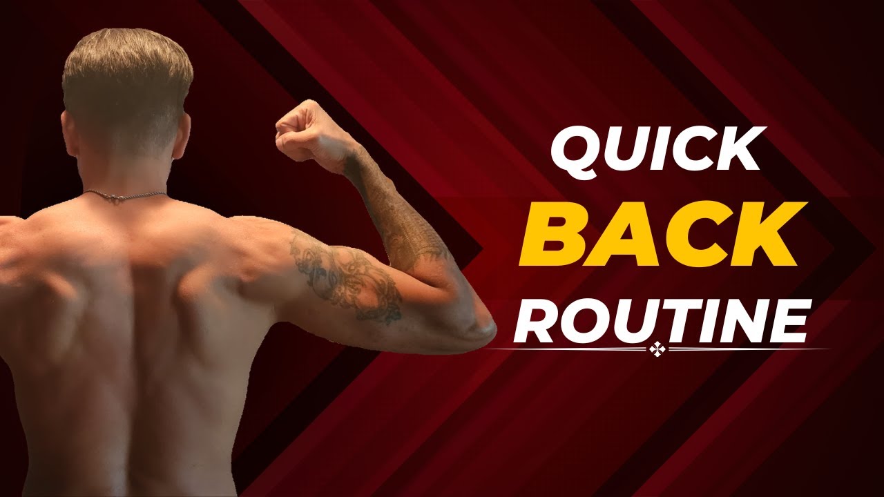 Quick Back Routine - YouTube
