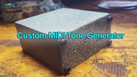 Standalone Fluxamasynth (General MIDI tone generator) w/ custom enclosure