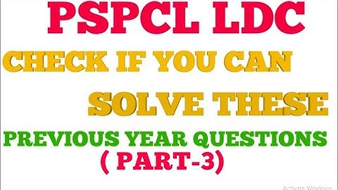 CHECK HOW MANY MARKS YOU GOT || PSPCL LDC PREVIOUS YEAR QUESTIONS || REASONING || PART 3