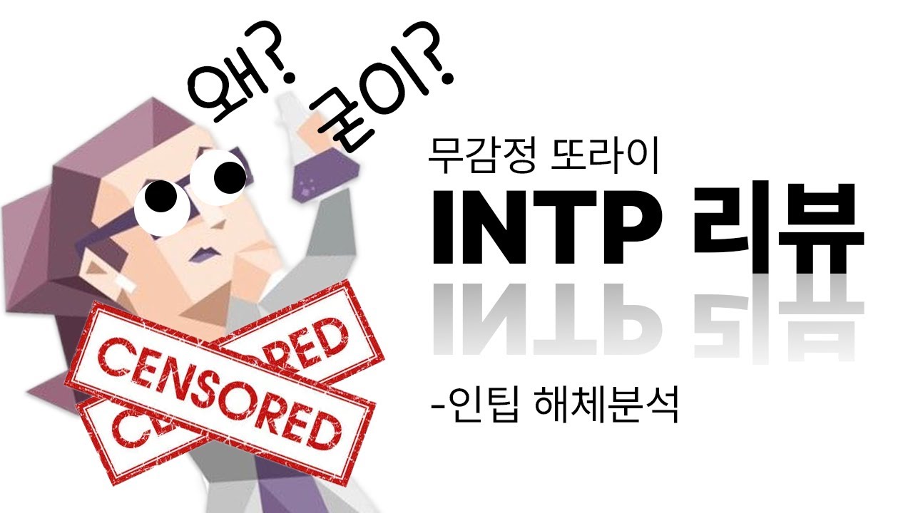 인팁 특 이런거 보면 못참음 [INTP 리뷰]