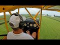 How to land a Piper J-3 Cub on a grass runway – Sporty's flight training tips with Patty Wagstaff