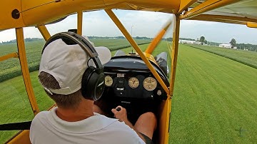 How to land a Piper J-3 Cub on a grass runway – Sporty