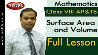Celebrity Full Lesson : Surface Area and Volume | Mathematics | Class 8 | AP&TS Syllabus Wealth