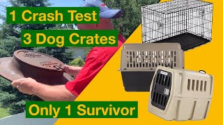 Best Dog Crate Crash Tests: 1 Test  3 Crates  1 Winner