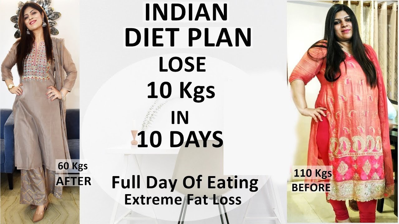 Indian Diet Plan | Full Day Eating Lose Weight Fast| Lose 10 Kgs In 10 Days | Dr. Shikha Singh Hindi