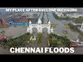 My place during Cyclone Michaung #cyclone #michaungcyclone #michaung #chennai #flood #chennaifloods