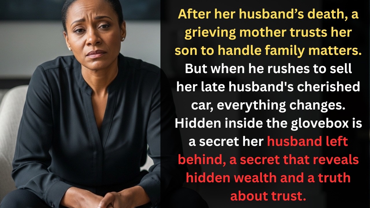 Son Sold His Mother’s Car After His Father’s Death — What She Found Changed Everything #lifelesson