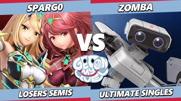 GOML 2023 Losers Semis - Zomba (ROB) Vs. Spargo (Pyra Mythra) Smash Ultimate - SSBU