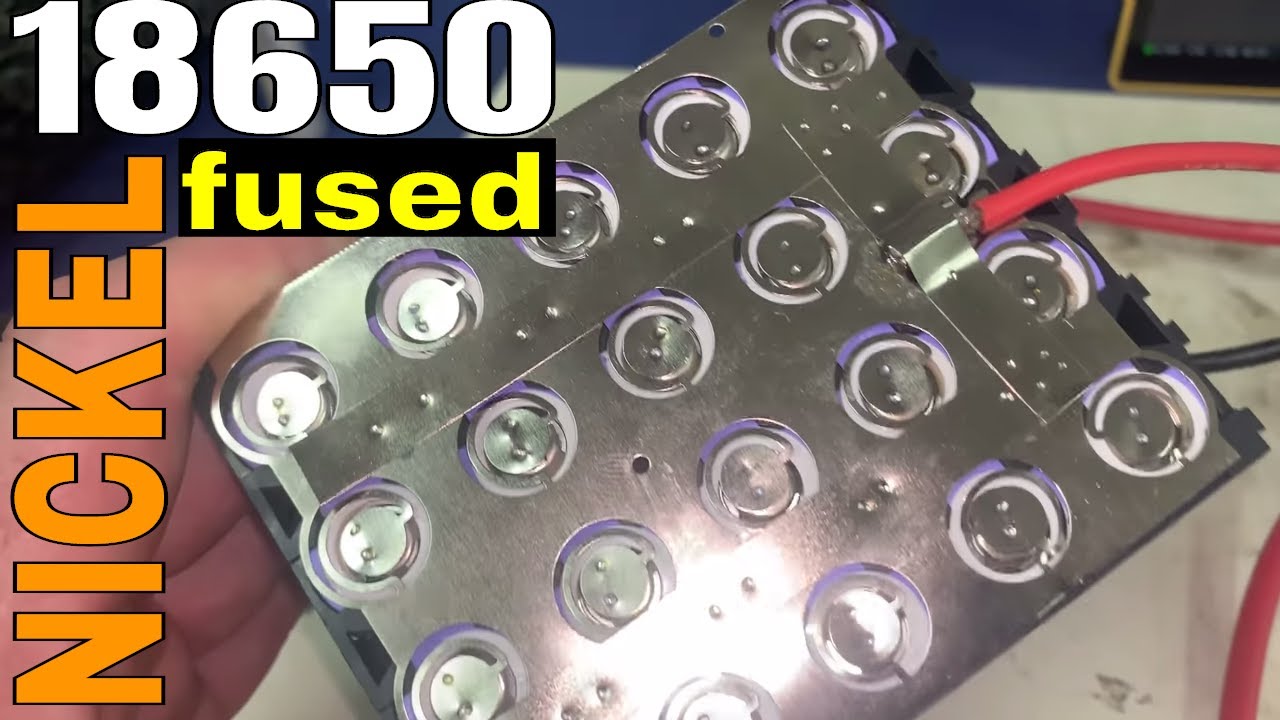 Testing the BatteryHookup Nickel Fuse for 18650 batteries YouTube