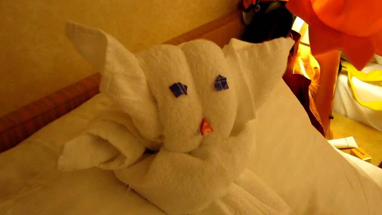 Carnival Cruise Ship Towel Animals YouTube