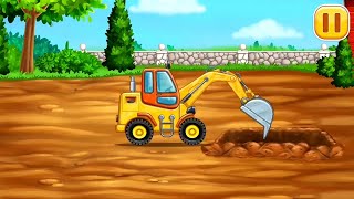 Build a house game. Jcb and other vehicles. Fix and clean vehicles .Learning puzzles game screenshot 2