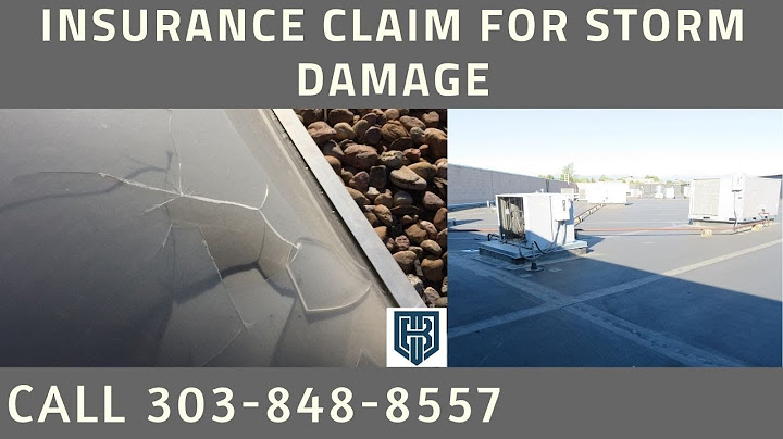 Storm damage insurance claims parker co