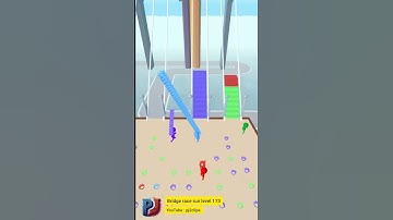 bridge race run io level 173 #bridgerace  #games #bridgerunio #gaming #racegame #pj #fungame