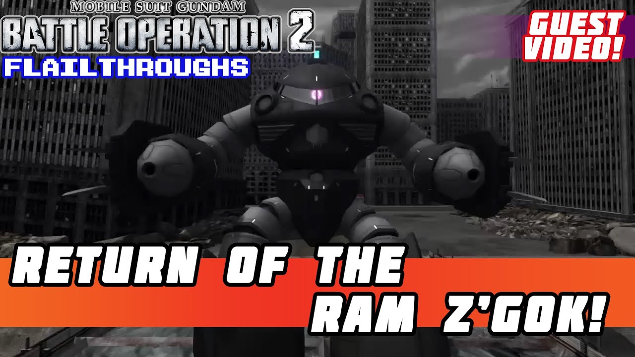 Gundam Battle Operation 2 Guest Video! Ram Z'Gok Claws Its Way To