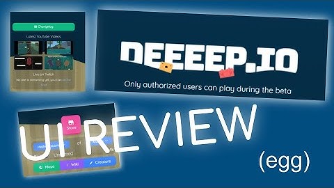 New Deeeep.io UI Sneak Peak | Update Reviews