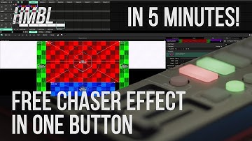FREE Chaser for Resolume (SINGLE BUTTON CHASER) | Under 5 Minutes