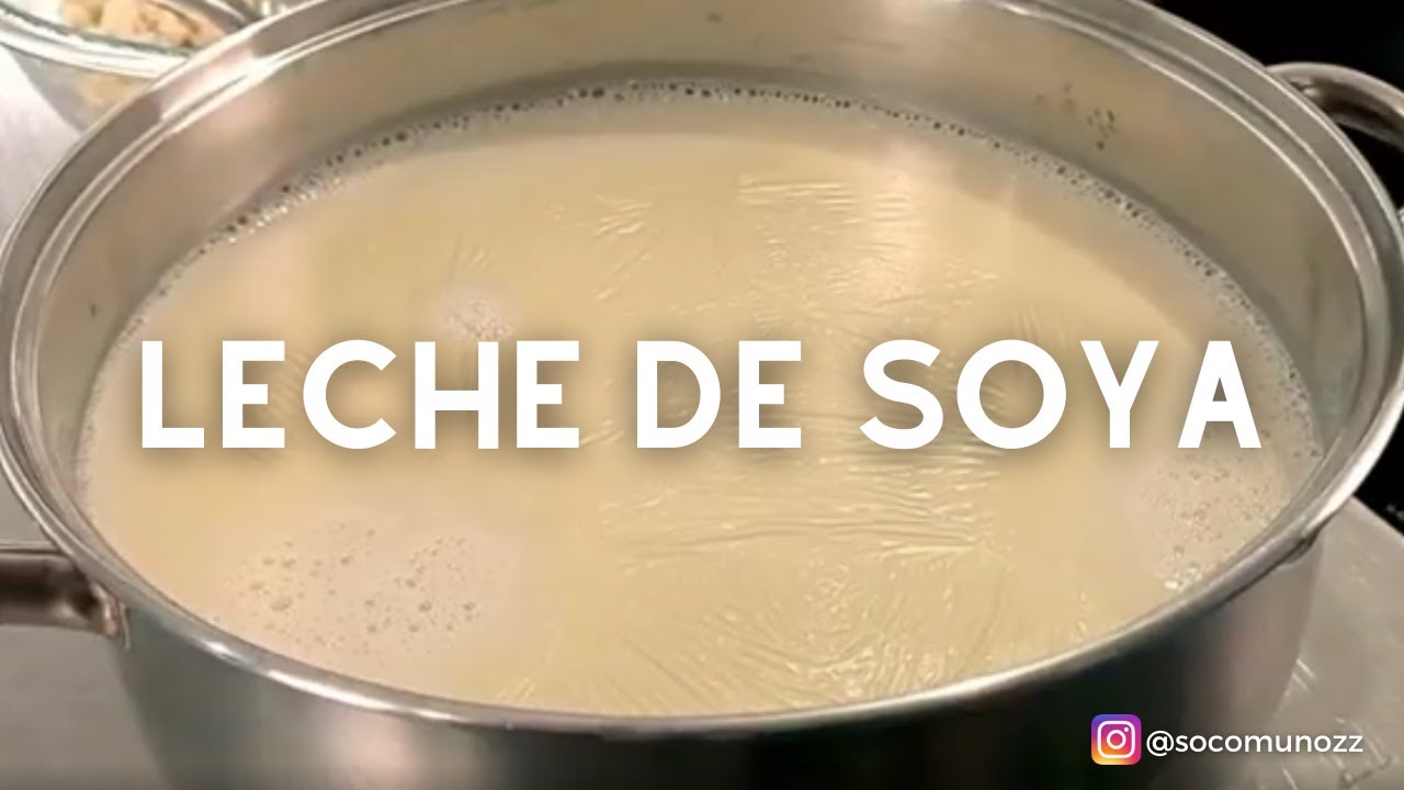 💚 LECHE DE SOYA NATURAL ✌️ | (¡Desde 0!) | Fácil Y Rápido 😋💯