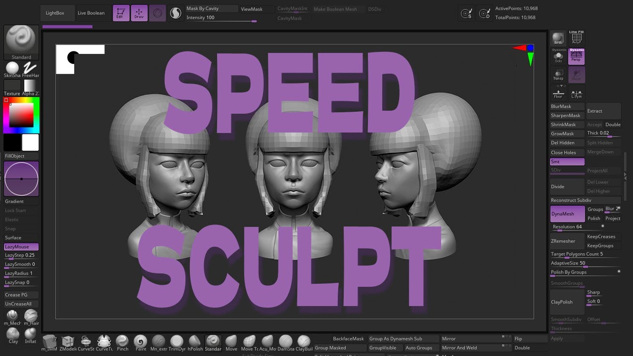 Draft Sculpt In ZBrush | Toph Beifong