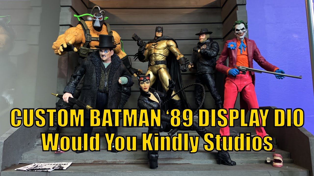 Batman '89 Custom Dio | Would You Kindly Studios | Action Figure Display | DC Multiverse | McFarlane Batman '89 Custom Dio | Would You Kindly Studios | Action Figure Display | DC Multiverse | McFarlane