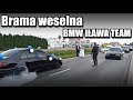 Brama weselna BMW Iława Team - Niespodzianka dla nowożeńców !