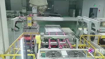 Automatic Loading and Unloading System for Profiling Line