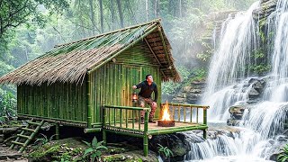 Survival Alone | Building a Solid Bamboo House for Shelter Deep in the Forest