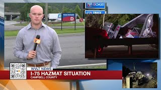 Morning update on the I-75 hazmat situation
