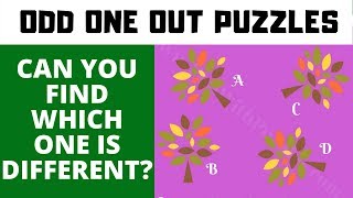 Odd One Out #Puzzles for #Genius Minds to Tickle your Mind