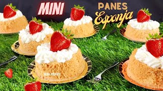 Mini Panes 🍞 Esponja para tus pasteles de 3 Leches 🍰