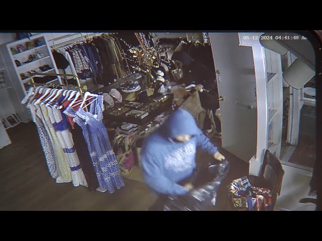 Thieves steal about $36K in merchandise from SF clothing shop - SURVEILLANCE VIDEO class=