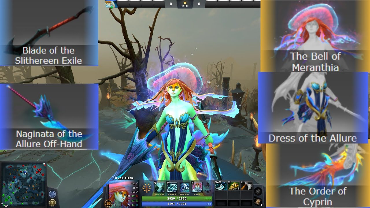 Naga Siren Mix Set The Order of Cyprin / The Bell of Meranthia / Dress of the Allure