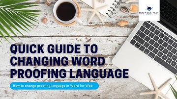 How To Change Proofing Language In Word for Web/Microsoft Word Online