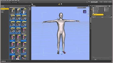 Daz Studio tutorials, posing and animate content,part 8 of 16