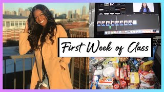 FIRST FULL WEEK OF CLASSES 2020 | new semester, cooking, unboxing | Spelman College Vlog #45