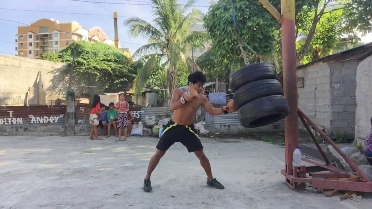 TRAINING TIME DIY TIRE PUNCHING BAG YouTube