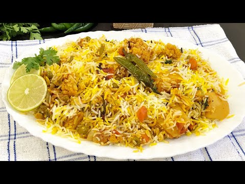       برياني برياني خضار سهل و سريع